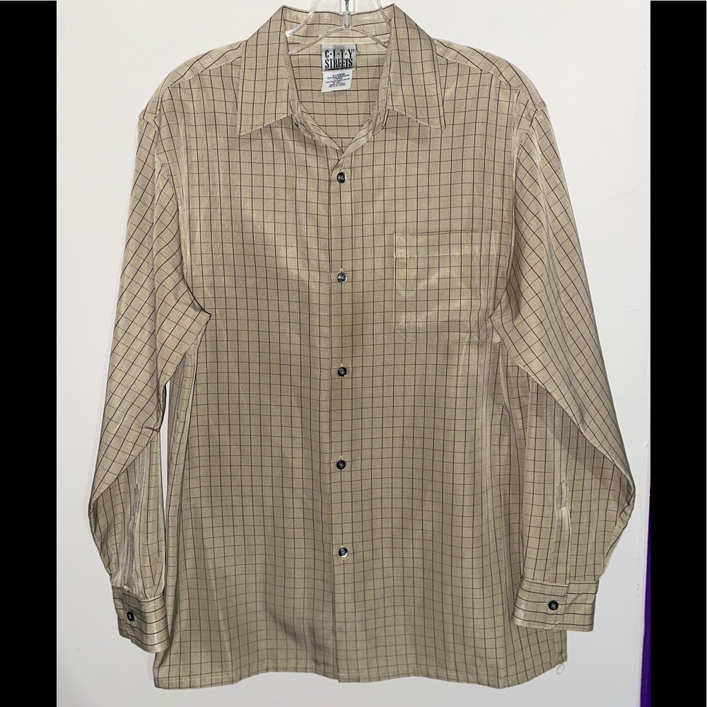 City Streets Long Sleeve Button Down Shirt